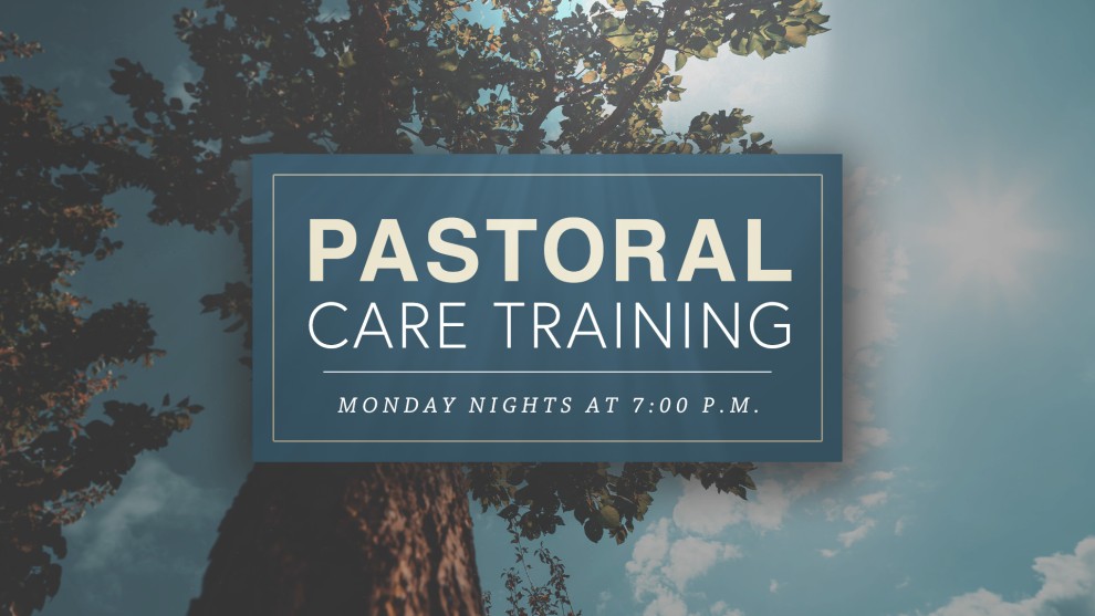 Series: Pastoral Care Training